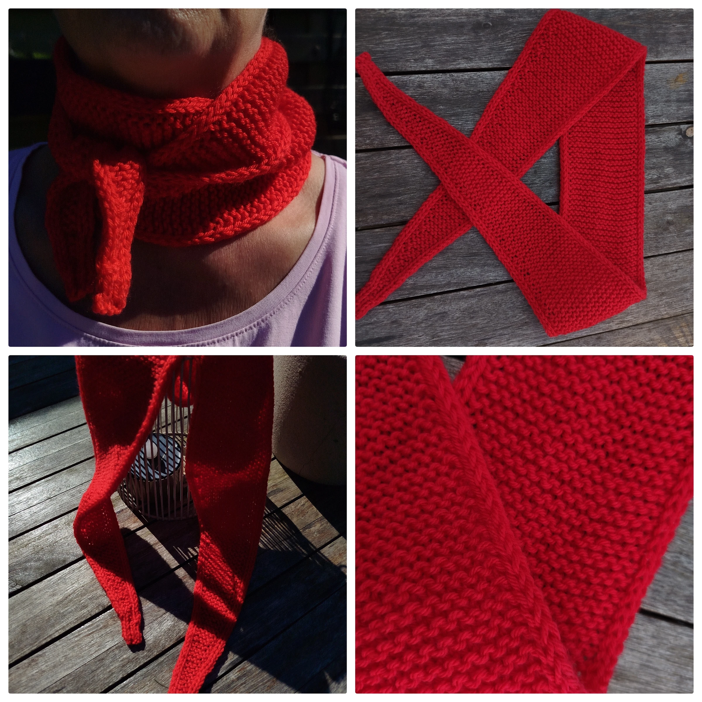 Sophie scarf neksjaal rood